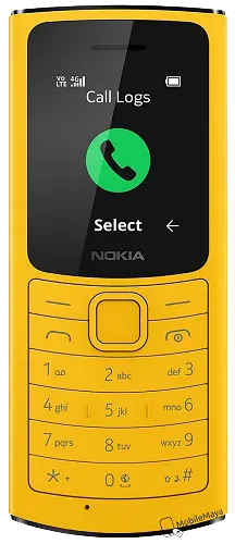 Nokia 110 4G Black Front Side