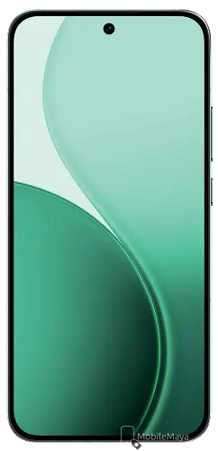 Oppo Reno14 Luminous Green Full Front Image.