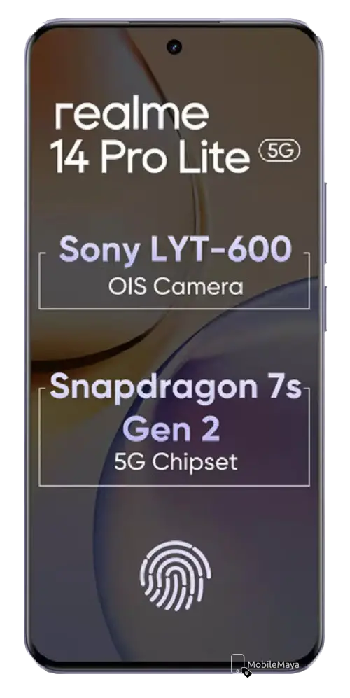 alt textRealme 14 Pro Lite Front Side.