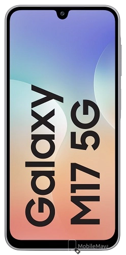 Samsung Galaxy M17 5G Sapphire Black Full Front Image..png