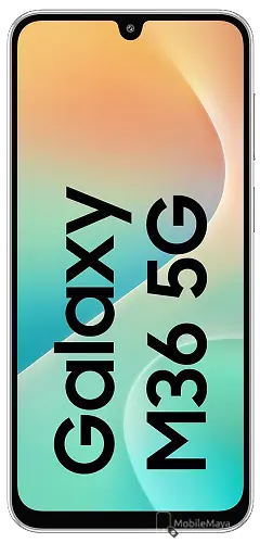 Samsung Galaxy M36 5G Full Front Side Image.